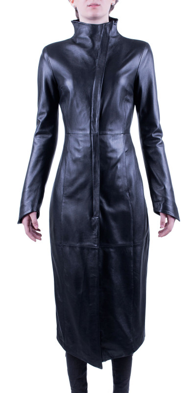 Hermes Leather Coat