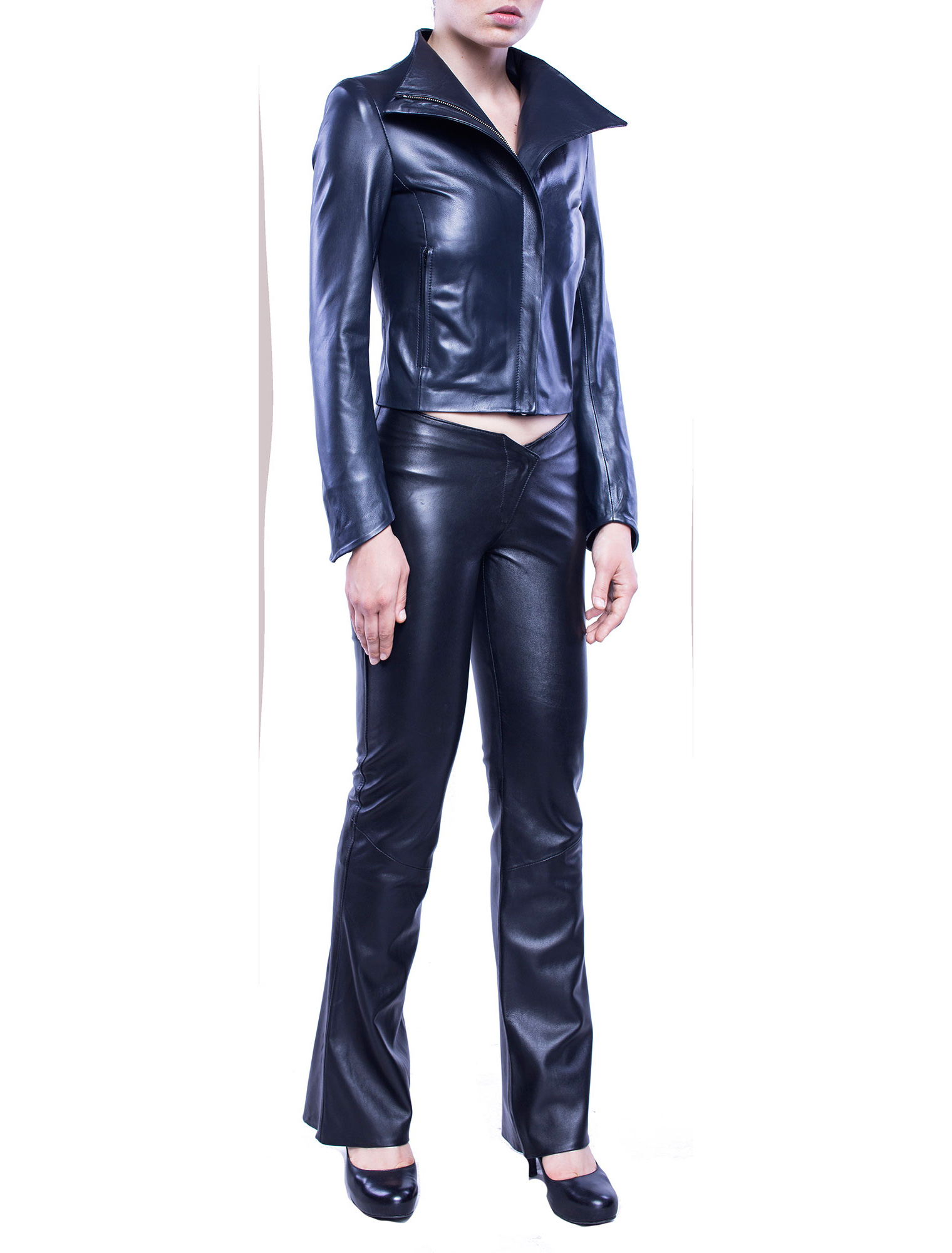 Hermes Short Leather Jacket - Janni Derma