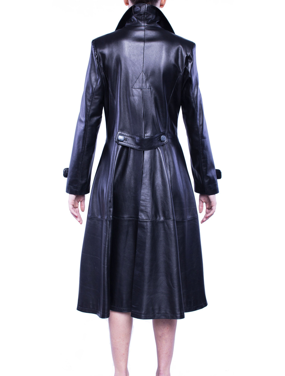 Redingote Leather Coat - Janni Derma