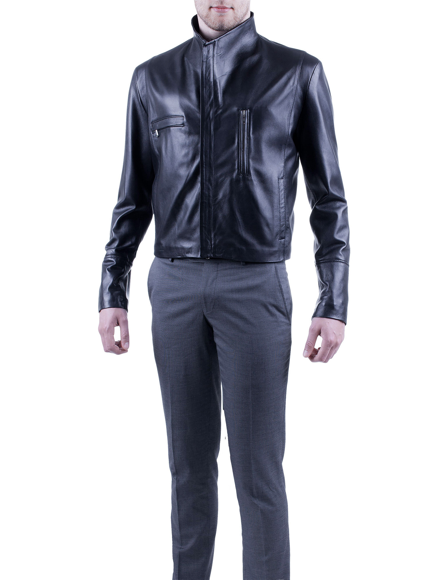 Spaziale Leather Jacket Janni Derma, Italian Aniline Leather